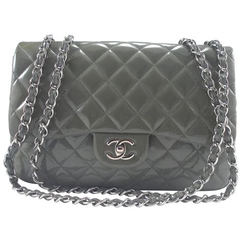 chanel grey purse|classic quilted chanel bag.